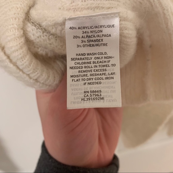 Hinge Chevron Cream Sweater - Picture 6 of 6